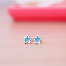 Cargar imagen en el visor de la galería, Zarcillos mini estrellas