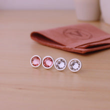 Cargar imagen en el visor de la galería, Zarcillos cristal