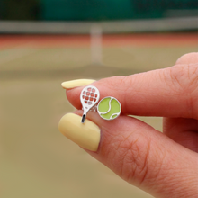 Cargar imagen en el visor de la galería, Zarcillos tenis