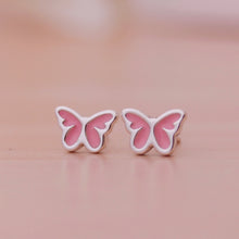 Cargar imagen en el visor de la galería, Zarcillos mariposas mini