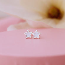 Cargar imagen en el visor de la galería, Zarcillos mini estrellas