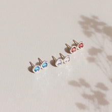 Cargar imagen en el visor de la galería, Zarcillos cristal mini