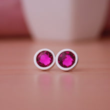 Cargar imagen en el visor de la galería, Zarcillos cristal