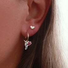 Cargar imagen en el visor de la galería, Argollas con dije mini