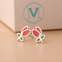 Cargar imagen en el visor de la galería, Zarcillos tulipán