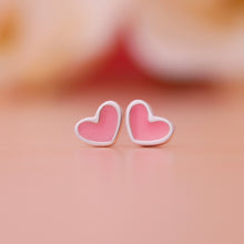 Cargar imagen en el visor de la galería, Zarcillos mini corazón