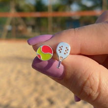 Cargar imagen en el visor de la galería, Zarcillos tenis de playa
