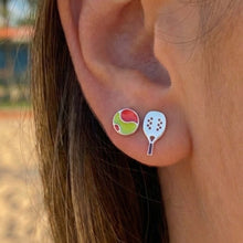 Cargar imagen en el visor de la galería, Zarcillos tenis de playa
